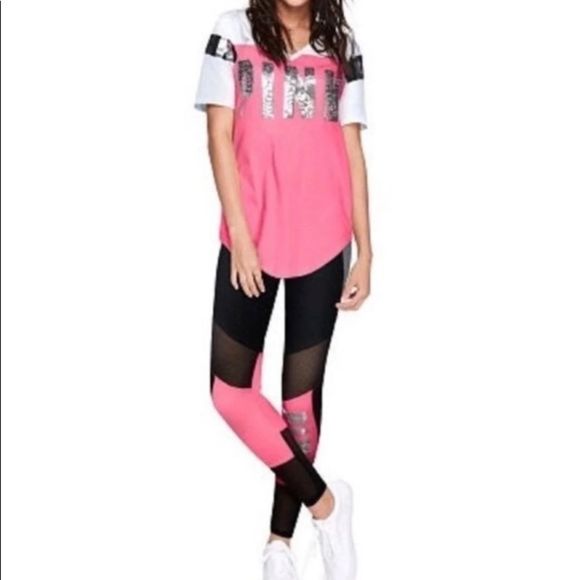 VS PINK BLING NEON OUTFIT SET XS/M - Picture 3 of 12